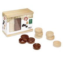 Pedine di legno per la dama CA617 Cayro 1