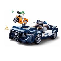 Auto della polizia 284 pezzi SL-M38-B1063 Sluban 1