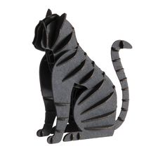 Modello 3D in carta gatto nero FRI-11635 Fridolin 1
