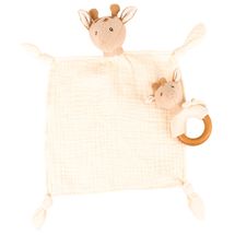 Set regalo con doudou e sonaglio Giraffa EG120819 Egmont Toys 1