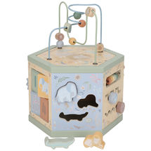 Cubo attività esagonale Safari Friends LD7431 Little Dutch 1