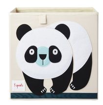 Cubo portaoggetti Panda EFK-107-002-017 3 Sprouts 1