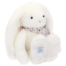 Peluche Coniglio Fleurette bianco 35 cm DC4301 Doudou et Compagnie 1