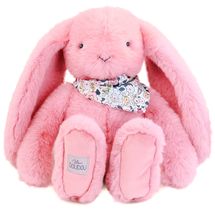 Peluche Coniglio Fleurette rosa 35 cm DC4302 Doudou et Compagnie 1