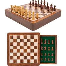 Scacchiera con cassetto 30 cm Re 57 mm WJ-ESBM12S Wilson Jeux 1