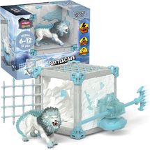 Statuetta del leone di ghiaccio della grotta di battaglia SC-42766 Schleich 1