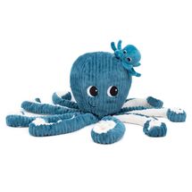 Filou blu Octopus Ptipotos peluche DE74100 Les Déglingos 1