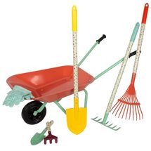 Grande set da giardinaggio con carriola Tiny Garden LE12819 Small Foot company 1