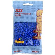 Sacchetto di 1000 perline di plastica Midi Blu scuro HAMA-207-08 Hama 1
