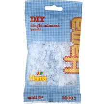 Sacchetto di 1000 perline di plastica Midi trasparente HAMA-207-19 Hama 1
