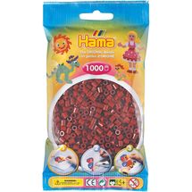 Sacchetto di 1000 perline di plastica Midi rosso marrone HAMA-207-30 Hama 1
