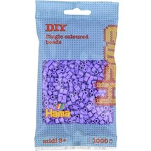 Sacchetto di 1000 perline di plastica Midi viola pastello HAMA-207-45 Hama 1