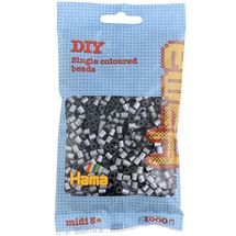 Sacchetto di 1000 perline di plastica Midi argento HAMA-207-62 Hama 1