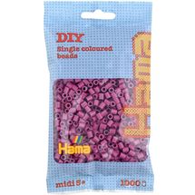 Sacchetto di 1000 perline di plastica Midi prugna HAMA-207-82 Hama 1