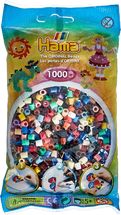 Sacchetto di 1000 perline di plastica Midi miscela base 22 colori HAMA-207-67 Hama 1