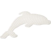 Piatto delfino bianco con perline di plastica Midi HAMA-300 Hama 1