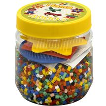 Vaso giallo di 4000 perline di plastica Midi HAMA-2052 Hama 1