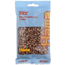 Sacchetto di 1000 perline di plastica Midi Castagno glassato HAMA-207-76 Hama 1