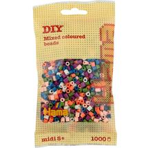 Sacchetto di 1000 perline di plastica Midi mescolare 58 colori HAMA-207-58 Hama 1
