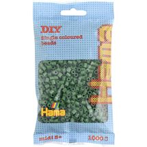 Sacchetto di 1000 perline di plastica Midi verde foresta HAMA-207-102 Hama 1