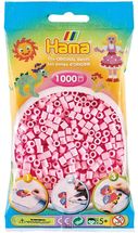 Sacchetto di 1000 perline di plastica Midi rosa tenue HAMA-207-95 Hama 1
