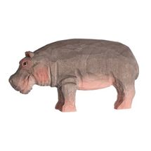 Figurina Ippopotamo in legno WU-40457 Wudimals 1