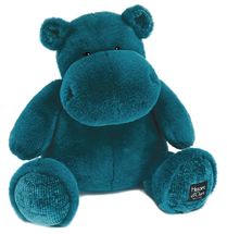 Hip Chic peluche ippopotamo blu 40 cm HO3108 Histoire d'Ours 1