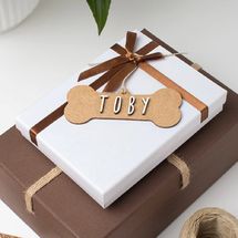 Decorazione di Natale - Osso personalizzabile, legno VI-HU10 Vintiun 1