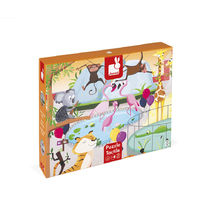Puzzle Tattile Una giornata allo Zoo J02774 Janod 1