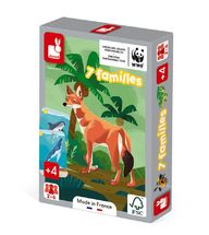 Gioco delle 7 famiglie Il regno animale J08634 Janod 1