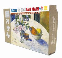 Fiori e una ciotola di frutta di Gauguin K1126-12 Puzzle Michèle Wilson 1