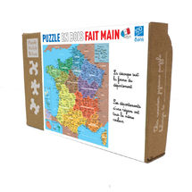 Mappa dei dipartimenti francesi K80-100 Puzzle Michèle Wilson 1