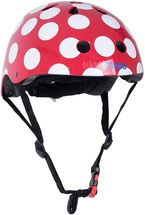 Casco Red Dotty MEDIUM KMH009M Kiddimoto 1