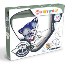 Kidydraw-Pro Tavoletta da disegno luminosa 2 in 1 KW-KIDYDRAW-PRO Kidywolf 1