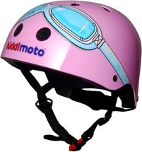 Casco rosa Goggle SMALL KMH021S Kiddimoto 1