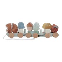 Trenino di legno scoiattolo Forest Friends LD7235 Little Dutch 1