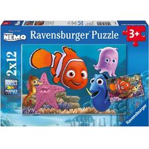 Puzzle Nemo il piccolo fuggitivo 2x12 pcs RAV07556 Ravensburger 1