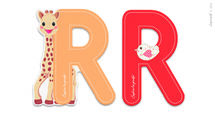 Lettre R Sophie la Girafe JA09562 Janod 1