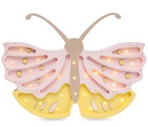 Farfalla lampada rosa miele LL073-398 Little Lights 1