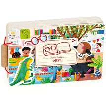 Libro di puzzle in legno Attività V7910 Vilac 1