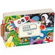 Libro di puzzle in legno Il viaggio V7912 Vilac 1