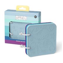 Libro da bagno in silicone blu LL033-002 Little L 1