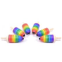Trottola in legno Thunderbolt Arcobaleno 28 mm MA-CH332 Mader 1