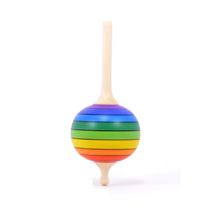 Trottola in legno Lolly Arcobaleno 48 mm MA-BH210 Mader 1