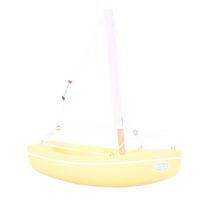 Barca The Sloop giallo 21cm TI-N202-SLOOP-JAUNE Maison Tirot 1