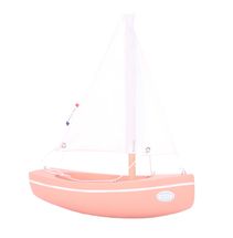 Barca The Sloop rosa 21 cm TI-N202-SLOOP-ROSE Maison Tirot 1
