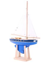 Barca a vela Le Tirot blu 30cm TI-N500-TIROT-BLEU-30 Maison Tirot 1