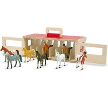 Grandi box per cavalli trasportabili MD-13744 Melissa & Doug 1