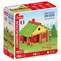 Il mio chalet in legno 130 pezzi JJ1802 Jeujura 1
