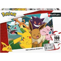 Puzzle di Pikachu e Pokémon 100 pezzi N867745 Nathan 1